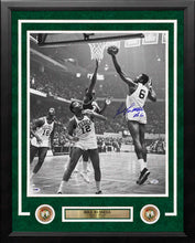 Load image into Gallery viewer, Bill Russell Making a Layup Boston Celtics Autographed 16" x 20" Framed Basketball Photo