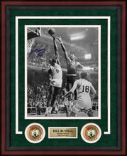 Load image into Gallery viewer, Bill Russell v. Wilt Boston Celtics Autographed 8" x 10" Framed Black &amp; White Basketball Photo