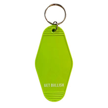 Load image into Gallery viewer, Bird Nerd Motel Style Keychain in Lime Green