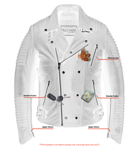 Load image into Gallery viewer, Bonestar Men's Black Fashion Leather Jacket