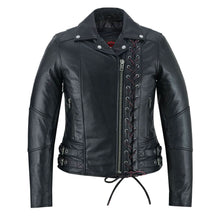Load image into Gallery viewer, Black Pearl Women's Fashion Leather Jacket
