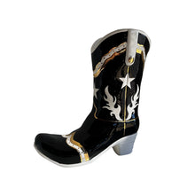 Load image into Gallery viewer, Single Tone Monogrammed Cowboy Boot Vase