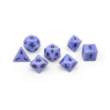 Load image into Gallery viewer, Blue Laced Agate - 7 Piece RPG Set Gemstone Dice