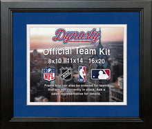 Load image into Gallery viewer, Los Angeles Dodgers Custom MLB Baseball 16x20 Picture Frame Kit (Multiple Colors)