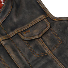 Load image into Gallery viewer, Galaxy Grifter Women’s Leather Vest