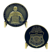 Load image into Gallery viewer, AA-010 Border Patrol Agent BPA Challenge Coin Tactical Body Armor Bullet Proof Vest CBP Operations