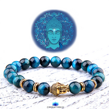 Load image into Gallery viewer, Buddhist Blue Tiger Eye Bracelet | Balance