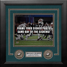 Load image into Gallery viewer, Brandon Graham Sacks Tom Brady Philadelphia Eagles Super Bowl LII Photo Frame Kit
