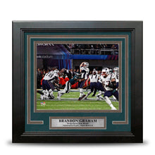 Load image into Gallery viewer, Brandon Graham Sacks Tom Brady Super Bowl LII Philadelphia Eagles 8" x 10" Framed Football Photo
