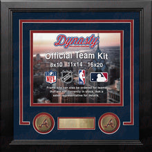 Load image into Gallery viewer, Atlanta Braves Custom MLB Baseball 11x14 Picture Frame Kit (Multiple Colors)
