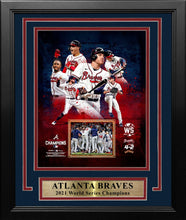 Load image into Gallery viewer, Atlanta Braves 2021 World Series Champions 8" x 10" Framed Baseball Collage Photo