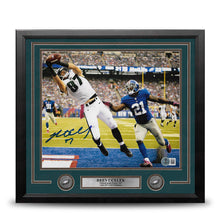 Load image into Gallery viewer, Brent Celek Touchdown v. Giants Philadelphia Eagles Autographed 16" x 20" Framed Football Photo