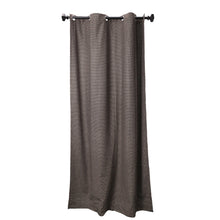 Load image into Gallery viewer, Brown Houndstooth Wool Curtain