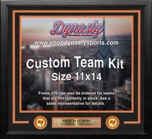 Load image into Gallery viewer, Tampa Bay Buccaneers Throwback Custom NFL Football 11x14 Picture Frame Kit (Multiple Colors)