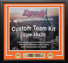 Load image into Gallery viewer, Tampa Bay Buccaneers Throwback Custom NFL Football 16x20 Picture Frame Kit (Multiple Colors)