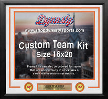 Load image into Gallery viewer, Tampa Bay Buccaneers Throwback Custom NFL Football 16x20 Picture Frame Kit (Multiple Colors)