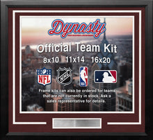 Load image into Gallery viewer, Colorado Avalanche Custom NHL Hockey 16x20 Picture Frame Kit (Multiple Colors)