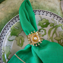 Load image into Gallery viewer, Pearl star napkin rings, set of two