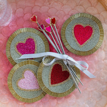 Load image into Gallery viewer, Heart coasters
