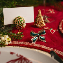 Load image into Gallery viewer, Bow extra large table runner, berry