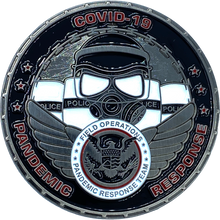 Load image into Gallery viewer, BB-021 CBP Field Operations Pandemic Response Team Thin Blue Line Police Challenge Coin