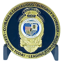 Load image into Gallery viewer, DL7-05 CBP United States Police Law Enforcement Explorer Officer Challenge Coin