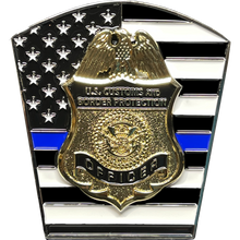 Load image into Gallery viewer, BL17-007 CBP Officer SRT Operator CBPO Field Operations Thin Blue Line Challenge Coin