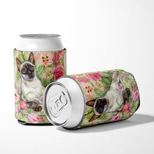 Load image into Gallery viewer, Siamese cat in the Roses Can or Bottle Hugger CDCO0033CC