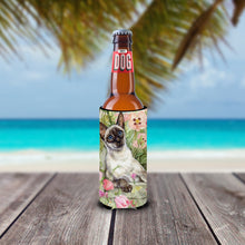 Load image into Gallery viewer, Siamese cat in the Roses Slim Can Hugger – Fun &amp; Functional Drink Coolers CDCO0033MUK