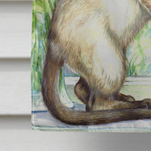 Load image into Gallery viewer, Siamese cat with Butterfly Flag Canvas House Size CDCO0036CHF