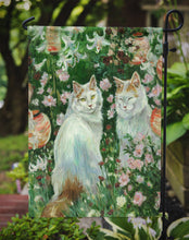Load image into Gallery viewer, Cats In Garden by Debbie Cook Garden Flag – Decorative Outdoor Yard Flag CDCO0151GF