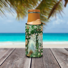 Load image into Gallery viewer, Cats In Garden by Debbie Cook Slim Can Hugger – Fun &amp; Functional Drink Coolers CDCO0151MUK