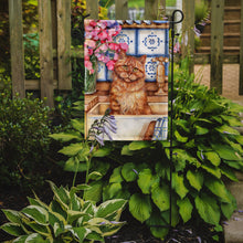 Load image into Gallery viewer, Cat In Sink by Debbie Cook Garden Flag – Decorative Outdoor Yard Flag CDCO0195GF