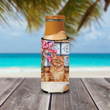 Load image into Gallery viewer, Cat In Sink by Debbie Cook Slim Can Hugger – Fun &amp; Functional Drink Coolers CDCO0195MUK