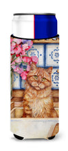Load image into Gallery viewer, Cat In Sink by Debbie Cook Slim Can Hugger – Fun &amp; Functional Drink Coolers CDCO0195MUK