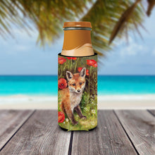 Load image into Gallery viewer, Fox Cub by Debbie Cook Slim Can Hugger – Fun &amp; Functional Drink Coolers CDCO0226MUK