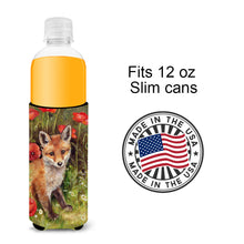 Load image into Gallery viewer, Fox Cub by Debbie Cook Slim Can Hugger – Fun &amp; Functional Drink Coolers CDCO0226MUK