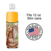 Load image into Gallery viewer, Maine Coon Cat by Debbie Cook Slim Can Hugger – Fun &amp; Functional Drink Coolers CDCO0236MUK