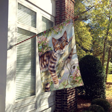Load image into Gallery viewer, Sleepy Cat by Debbie Cook Flag Canvas House Size CDCO0241CHF