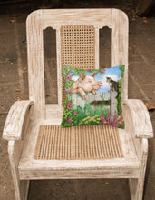 Load image into Gallery viewer, Pig at the Gate with the Cat Canvas Decorative Pillow CDCO0349PW1414