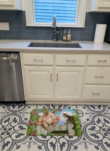 Load image into Gallery viewer, Pig at the Gate with the Cat Machine Washable Memory Foam Mat CDCO0349RUG