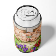 Load image into Gallery viewer, Pigs Nose To Nose by Debbie Cook Can or Bottle Hugger CDCO0350CC