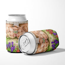 Load image into Gallery viewer, Pigs Nose To Nose by Debbie Cook Can or Bottle Hugger CDCO0350CC