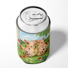 Load image into Gallery viewer, Pigs Side By Side by Debbie Cook Can or Bottle Hugger CDCO0354CC