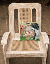 Load image into Gallery viewer, Patch the Border Collie and Piglet Friends Canvas Decorative Pillow CDCO0362PW1414
