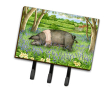 Load image into Gallery viewer, Pig In Bluebells by Debbie Cook Leash or Key Holder CDCO0377TH68
