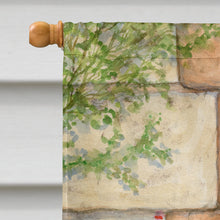 Load image into Gallery viewer, Father and Son Yellow Labrador Flag Canvas House Size CDCO0383CHF