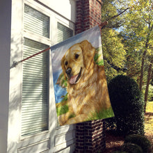 Load image into Gallery viewer, Golden Retriever by Debbie Cook Flag Canvas House Size CDCO0384CHF