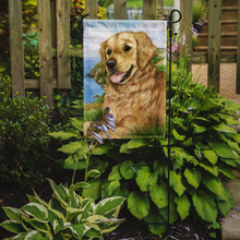 Load image into Gallery viewer, Golden Retriever by Debbie Cook Garden Flag – Decorative Outdoor Yard Flag CDCO0384GF