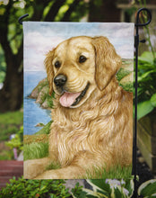 Load image into Gallery viewer, Golden Retriever by Debbie Cook Garden Flag – Decorative Outdoor Yard Flag CDCO0384GF